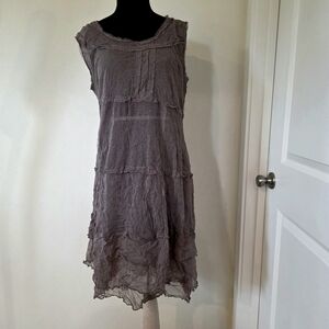 Yest Sheer Mesh Dress XL / 12 - Grunge Goth Alt Dark Fairy